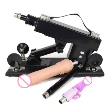 FREDORCH Automatic Sex Machine with Big Dildo Love Machine Masturbation Pumping Gun for Couple Men Adjustable Speed Sex Toys