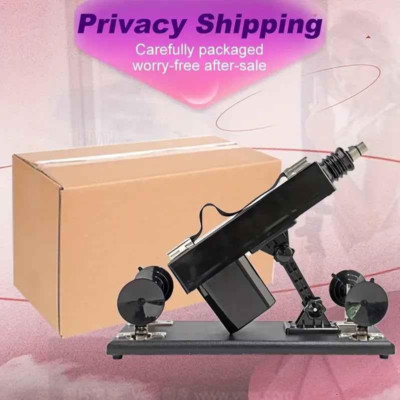 FREDORCH Automatic Sex Machine with Big Dildo Love Machine Masturbation Pumping Gun for Couple Men Adjustable Speed Sex Toys