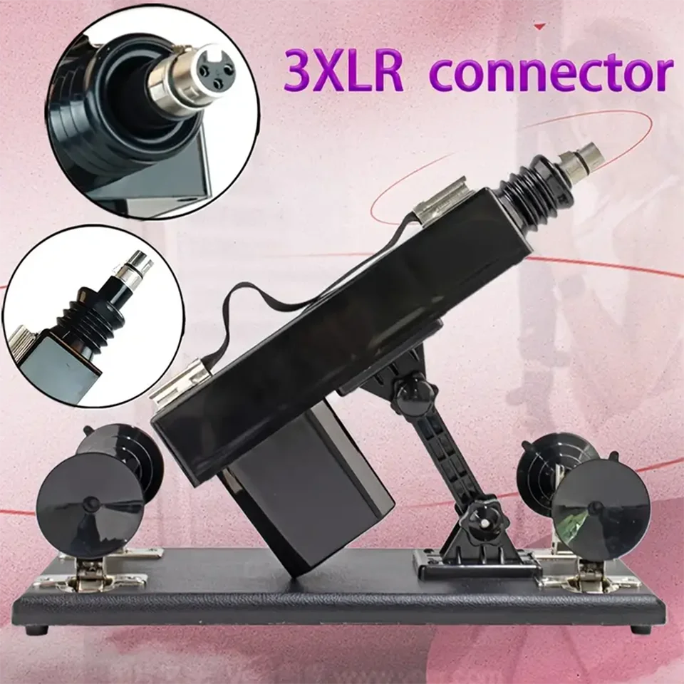 FREDORCH Automatic Sex Machine with Big Dildo Love Machine Masturbation Pumping Gun for Couple Men Adjustable Speed Sex Toys